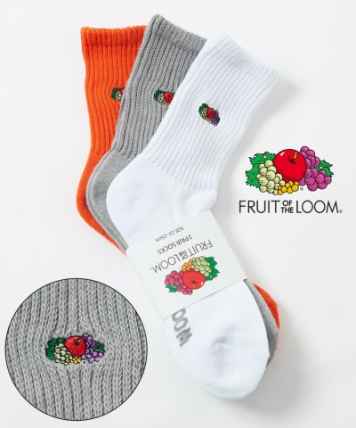 FRUIT OF THE LOOM \bNX FRUIT OF THE LOOM/t[cIuU[ 3Zbg |Cg J[\bNX